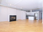 500 S clinton Kitchen and fireplace