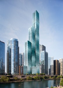 Chicago's Third Tallest High-Rise Tops Out, On Schedule for 2020