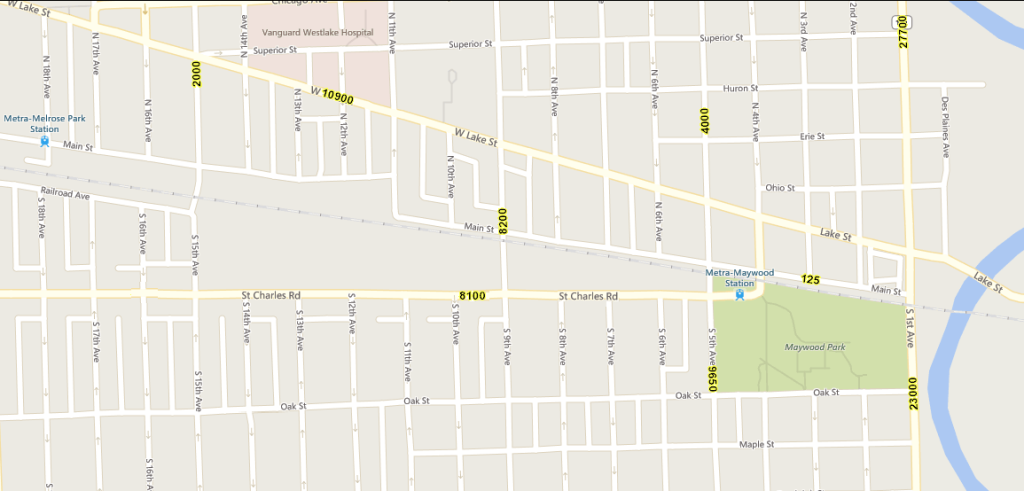 Maywood, Traffic Counts, Commercial Real Estate